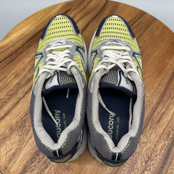 Saucony ProGrid Womens Size 10 Gray Yellow Running Shoes Sneakers 10010-1 Jazz - Picture 5 of 9